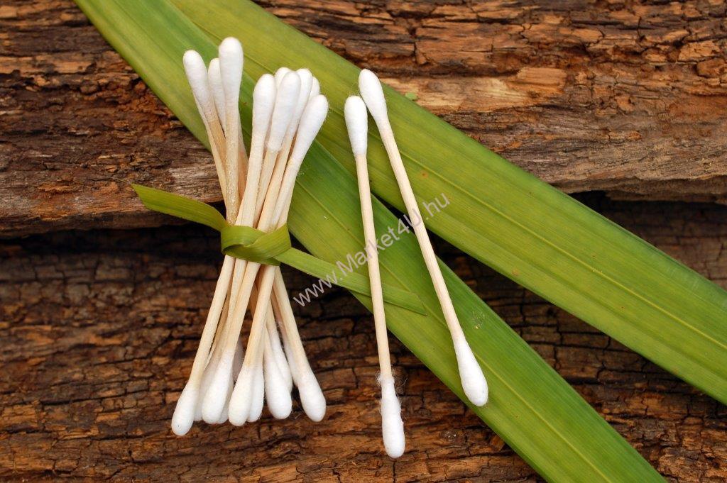Bambusz fültisztító pálcika
